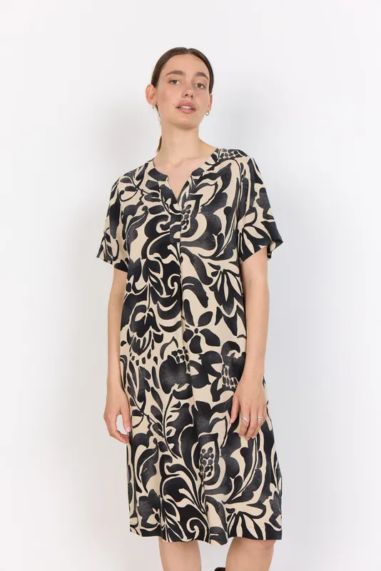Sc-senta 3 Klänning - Black Combi