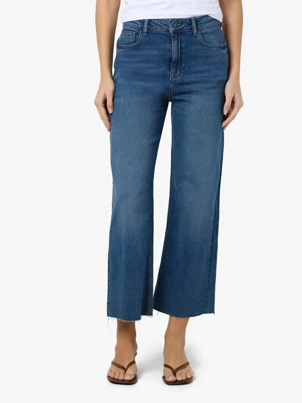 Vida Ankel Jeans - Medium Blue Denim