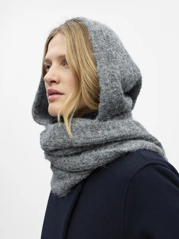 Halsduk Balaclava  - Medium Grey Melange