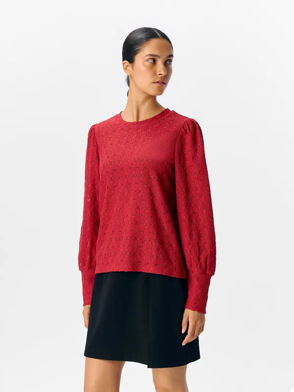 Långärmad Topp - Karanda Red