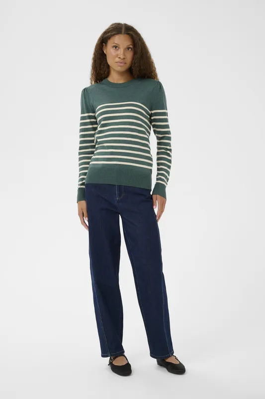 Milasz Pullover - June Brown Rice Stripe