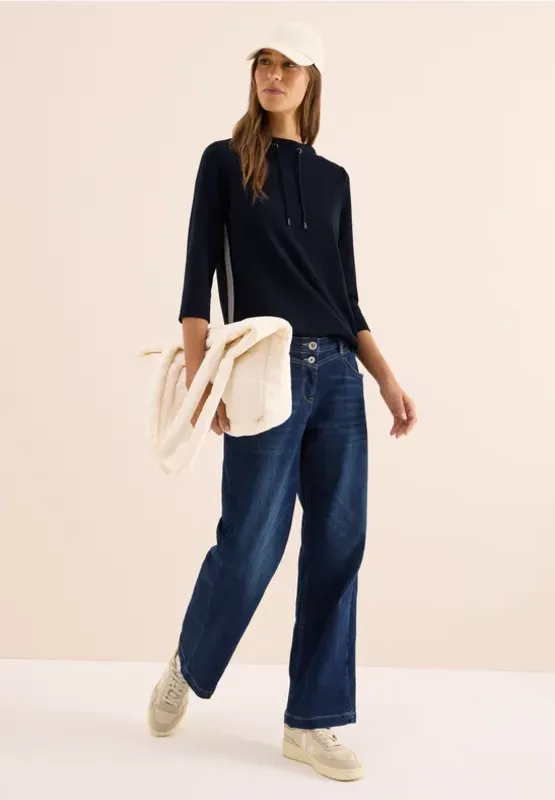Tröja Med 3/4 Ärm - Urban Dark Blue               