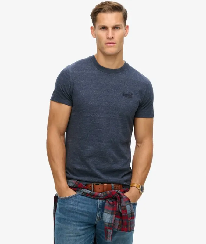 T-shirt Bas - Dark Indigo Blue Marl