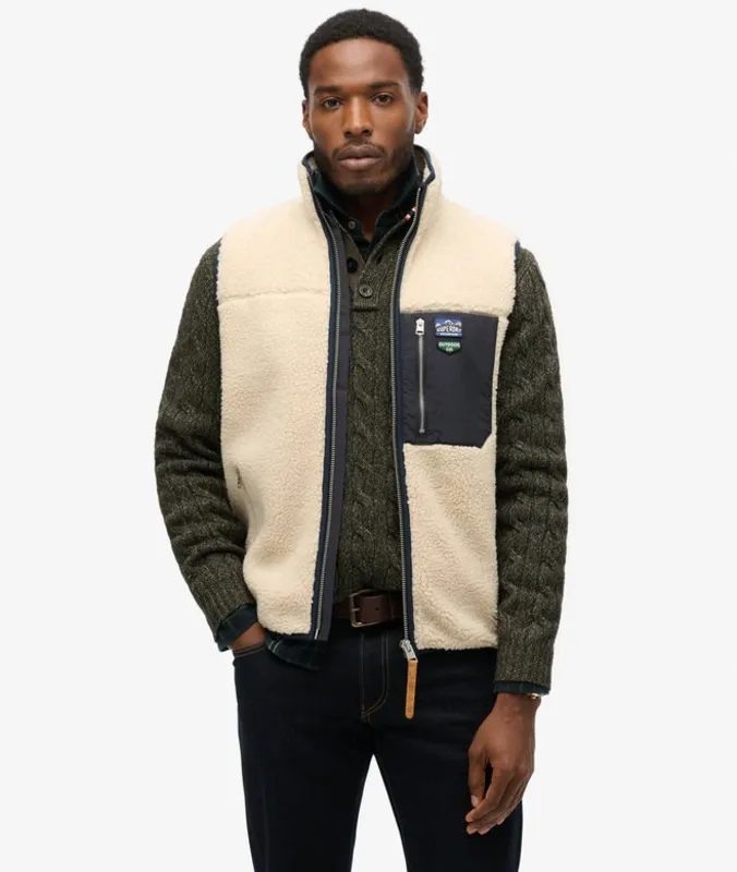 Fleece Väst - Oatmeal Beige