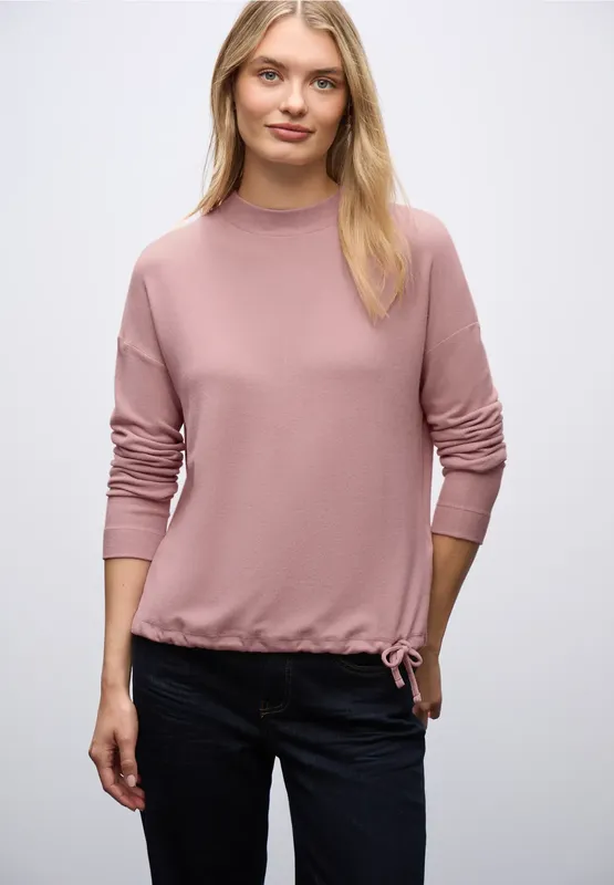 Långärmad Tröja - Powder Pink Mel.              