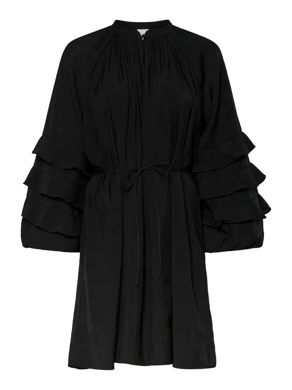 Klänning Volangärm - Black