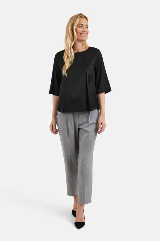 Blus Med Strasspärlor - Black