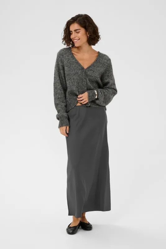 Elegant Långkjol - Black Oyster