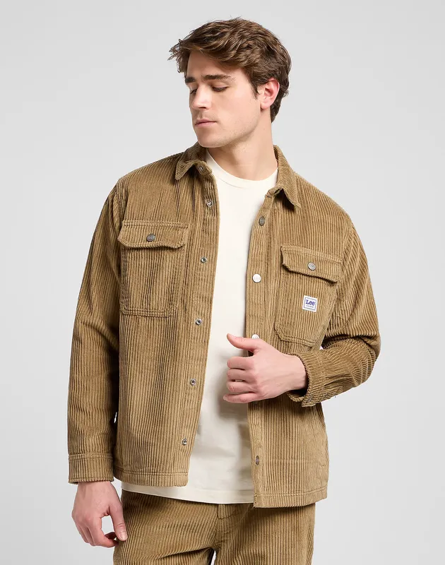 Overshirt I Manchester - Dk Khaki
