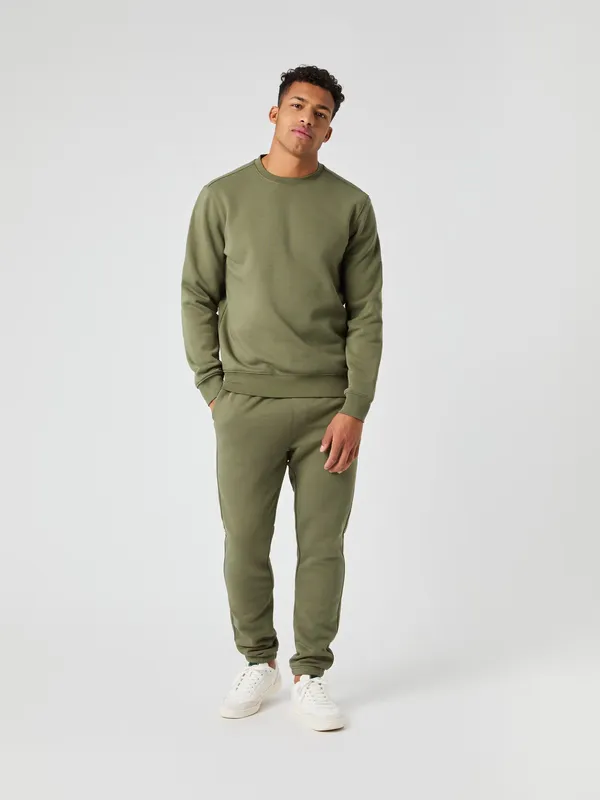 Centre Sweatshirt - Dusty Olive