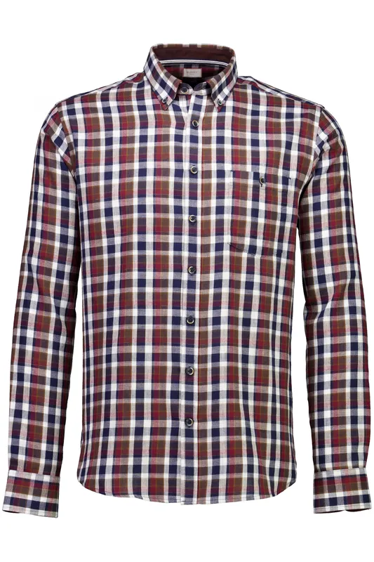 Långärmad Skjorta - Dk Burgundy