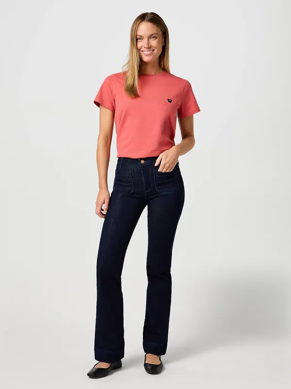 Wranglerjeans Flare Jean - Soft Moonlight