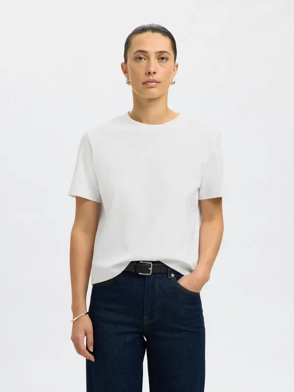 Boxy T-shirt - Bright White