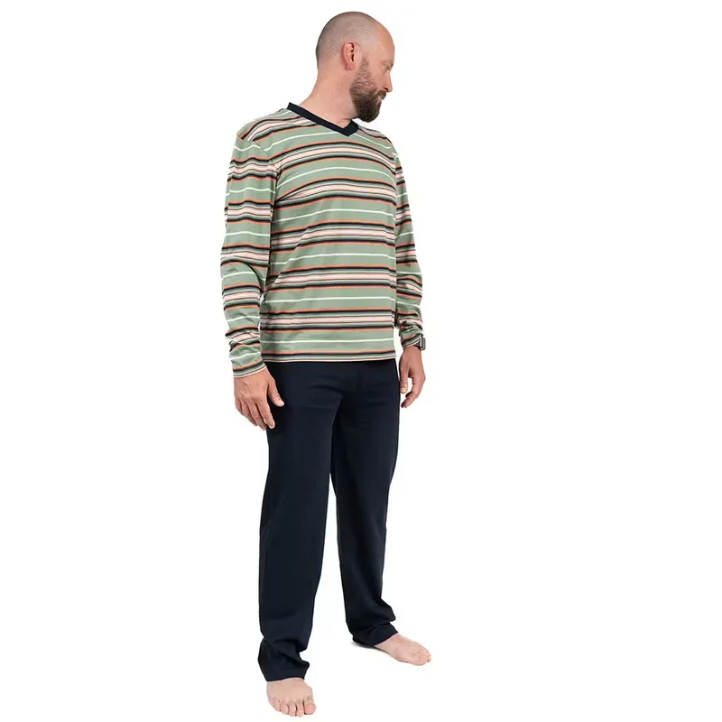 Pyjamas Lång Ärm - Green
