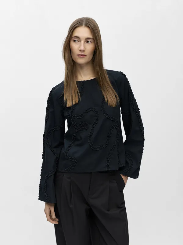 Enesa L/S Re Top - Black