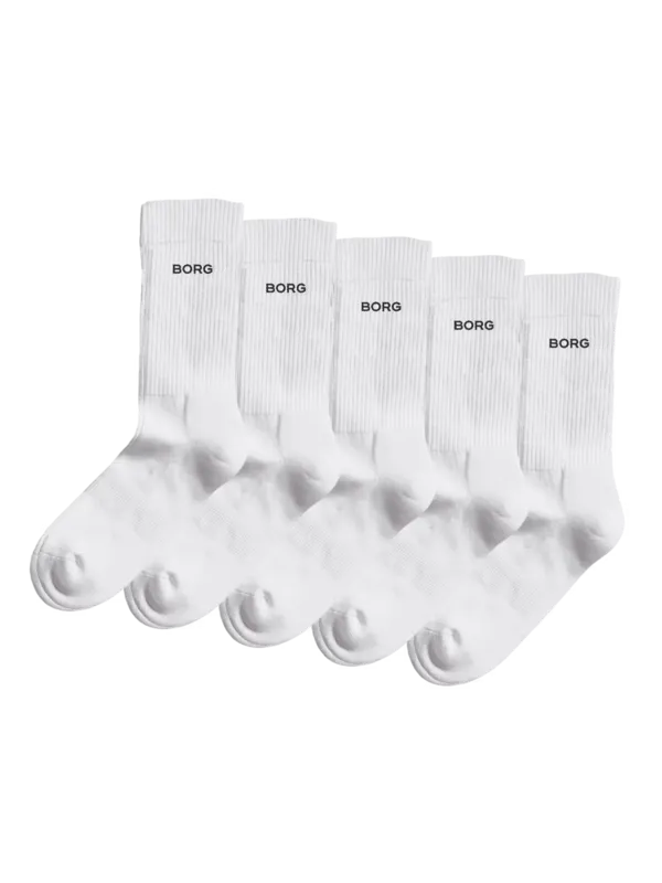 Essential Crew Socks 5-pack - White