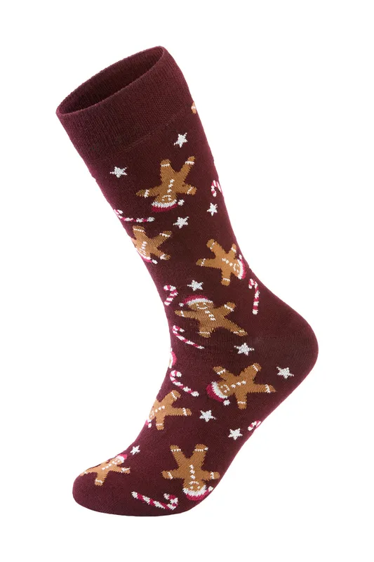 Julstrumpor Bambu - Red