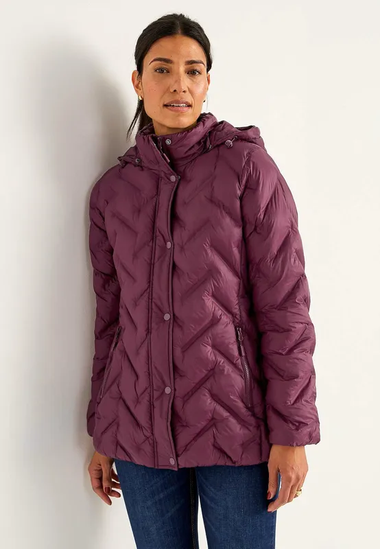 Vadderad Jacka - Plum