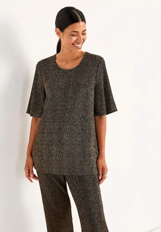 Ella Glitter Tunika - Bronze