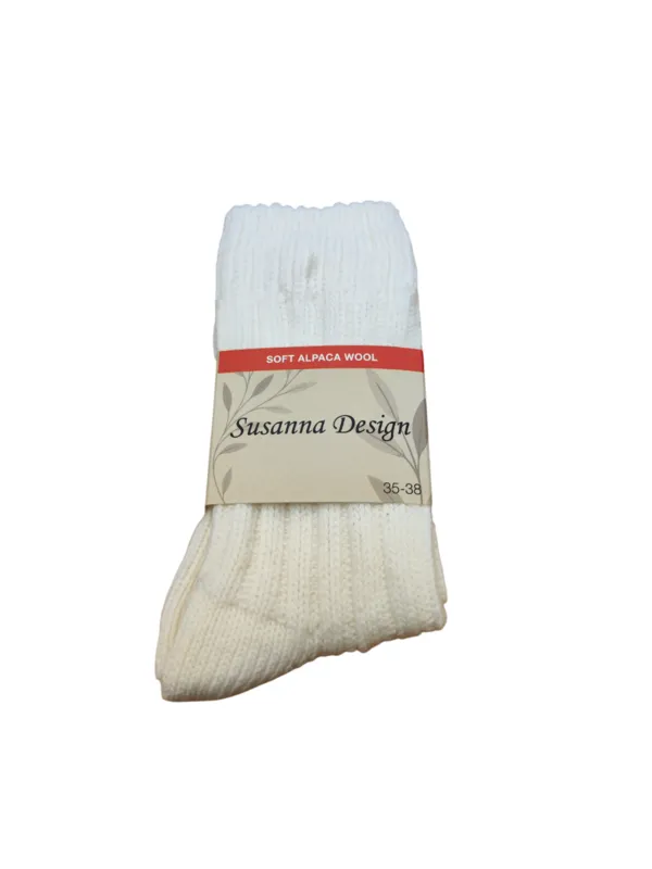 Alpacka/Ullstrumpa - White