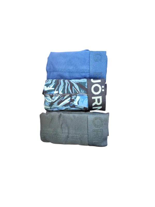 Cotton Stretch Boxer 3-pack - Blue