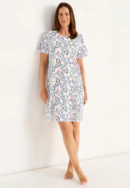 Nattlinne Juliette Nightdress - Multi Colour/Paisley