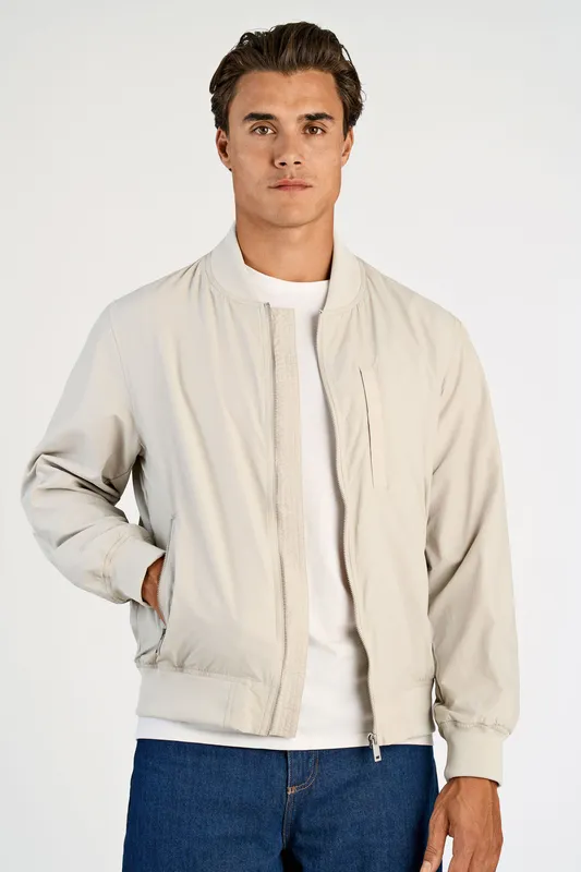 Bomber Jacket - Lt Stone Grey