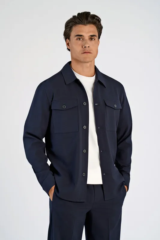 Superflex Overshirt - Navy