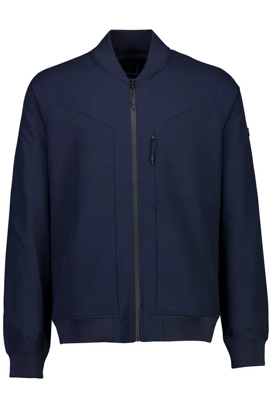 Stretch Bomber Jacket - Navy