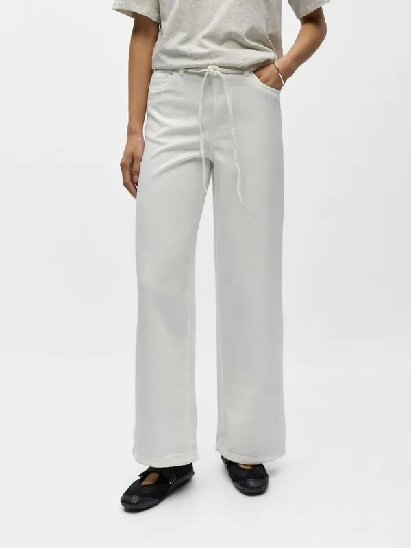 Object Wide Jeans - Cloud Dancer