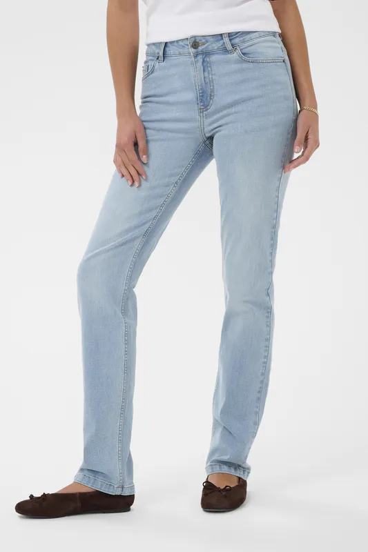 Maris Reg Fit Jeans - Light Blue Washed Denim
