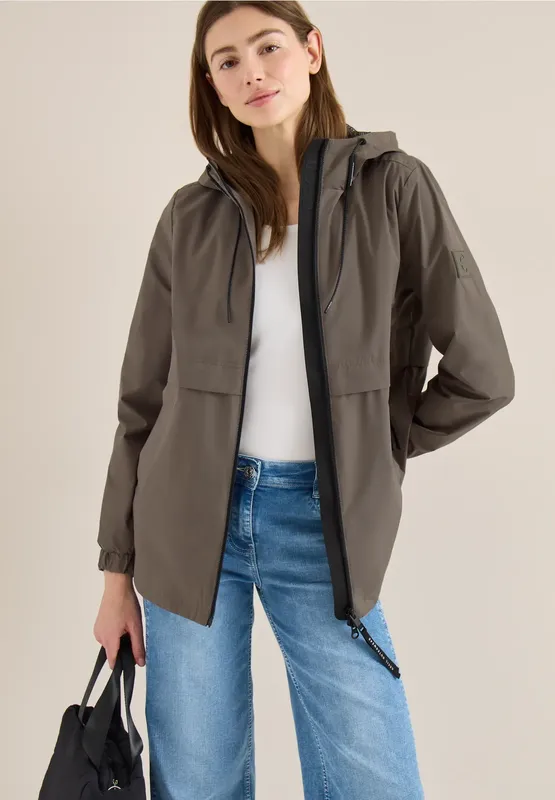 Jacka A-shaped Windbreaker  - Mocha Taupe                   