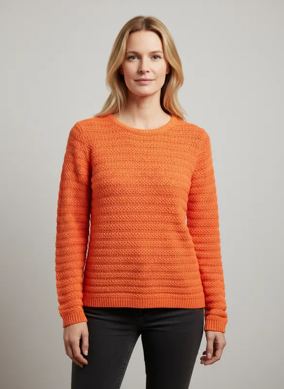 Knit Jumper -  Orange 