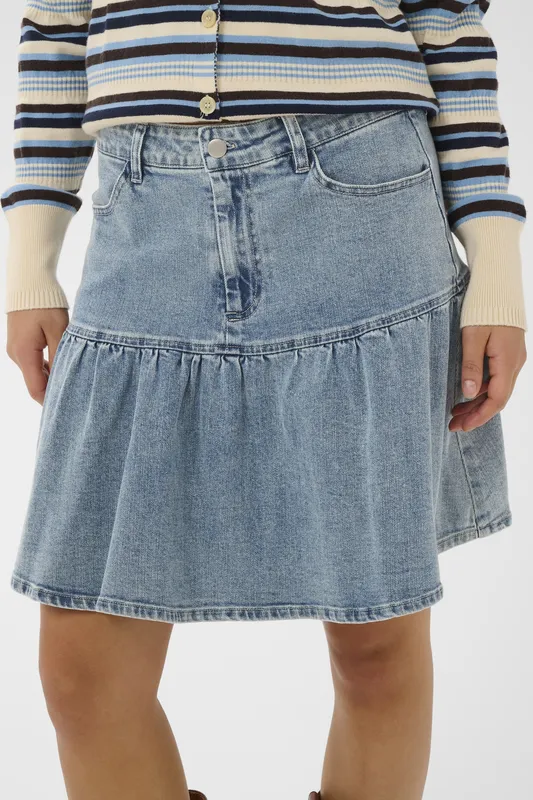 Polina Skirt - Light Blue Denim