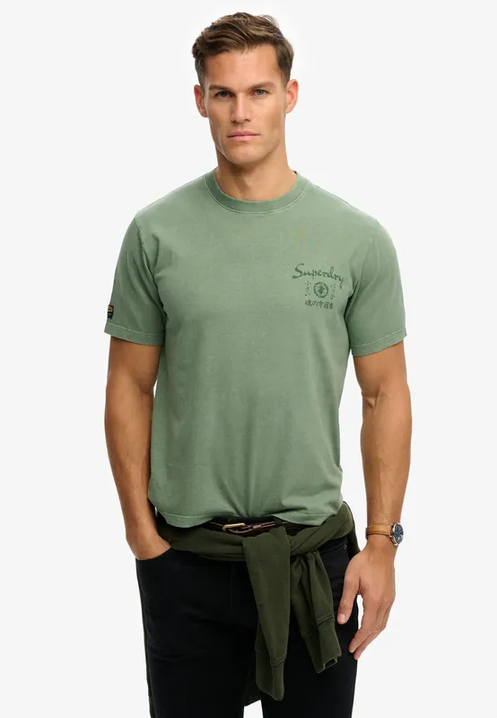 T-shirt Tokyo Narrative Loose Fit - Lily Pad Green