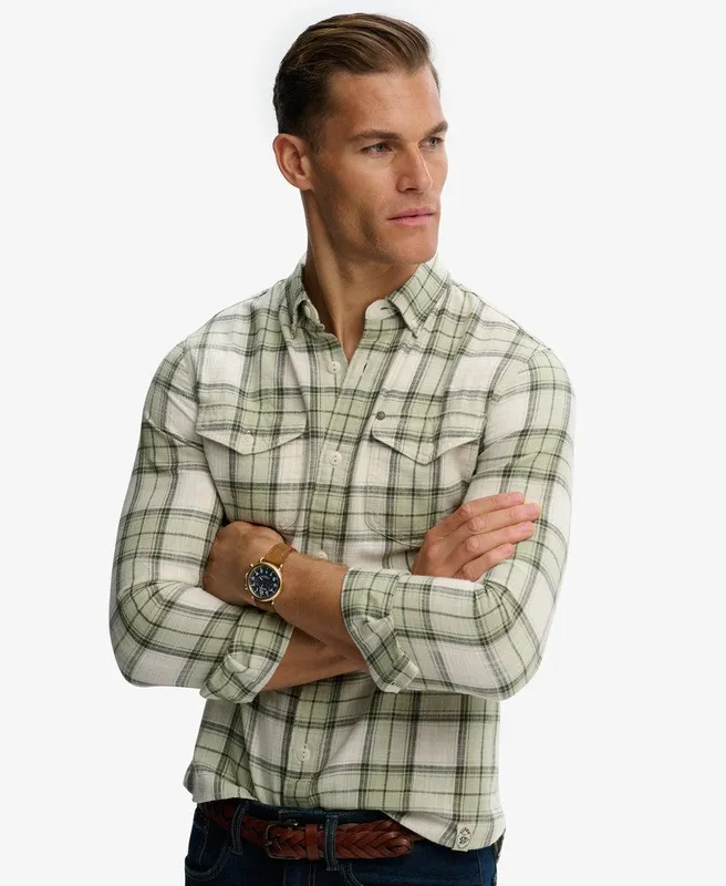 Merchant Shirt - Cedar Check Sage