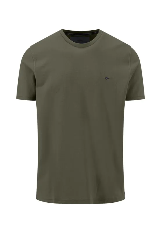 Fynch Hatton T-Shirt  - Dk Khaki