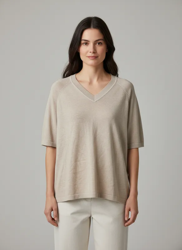 Ladies Jumper -  Creme 