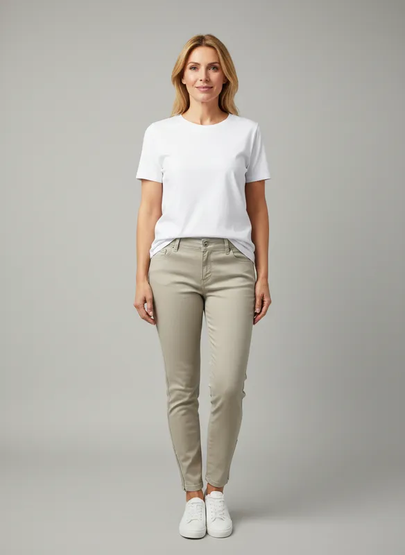 Jeans -  Lt Khaki 