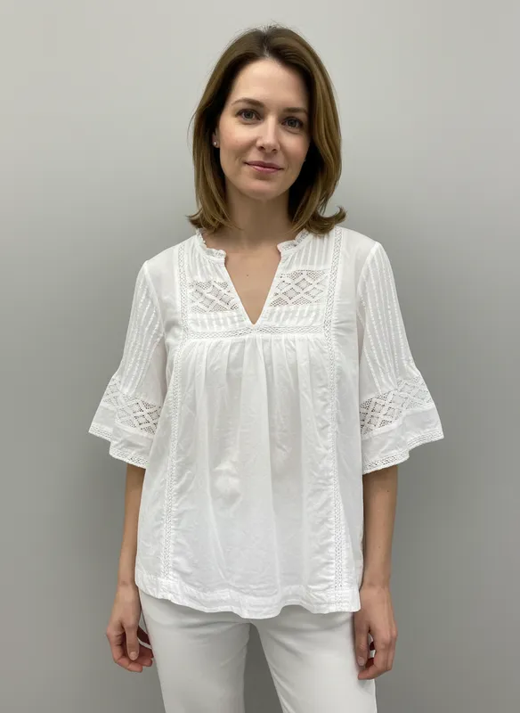 Mingel More Blouse -  White 