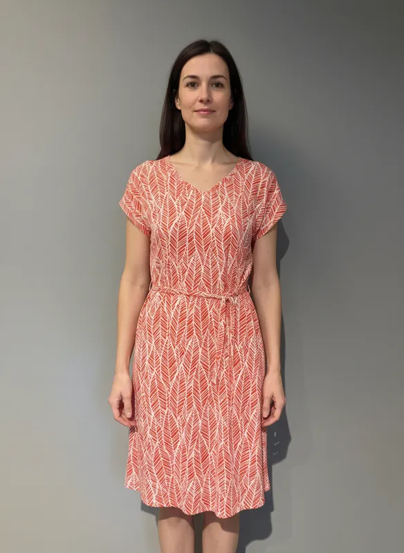 Cappuccini Klänning  -  Coral/Creme 