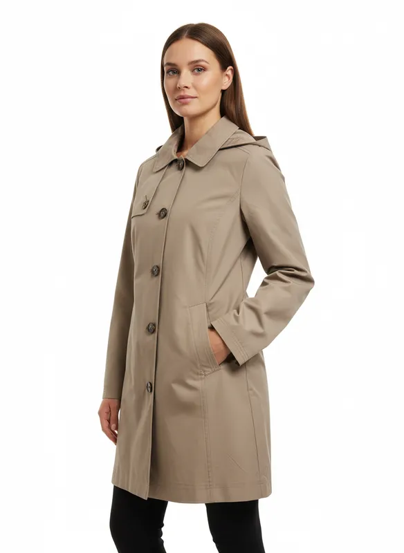Carline Coat Jacket - Taupe