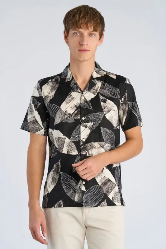 Lindbergh kortärmad skjorta - Black