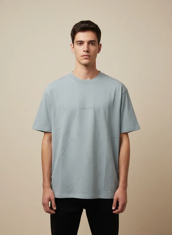 T-Shirt Oversized Brand Carrier - Dk Aqua