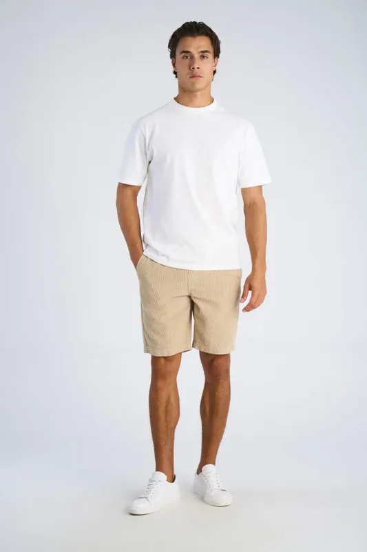 Corduroy Shorts - Off White
