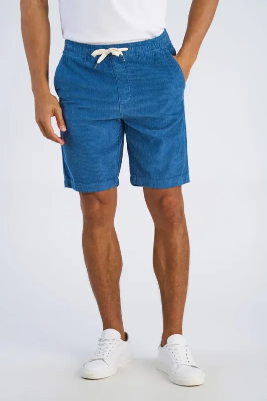 Corduroy Shorts - Steel Blue
