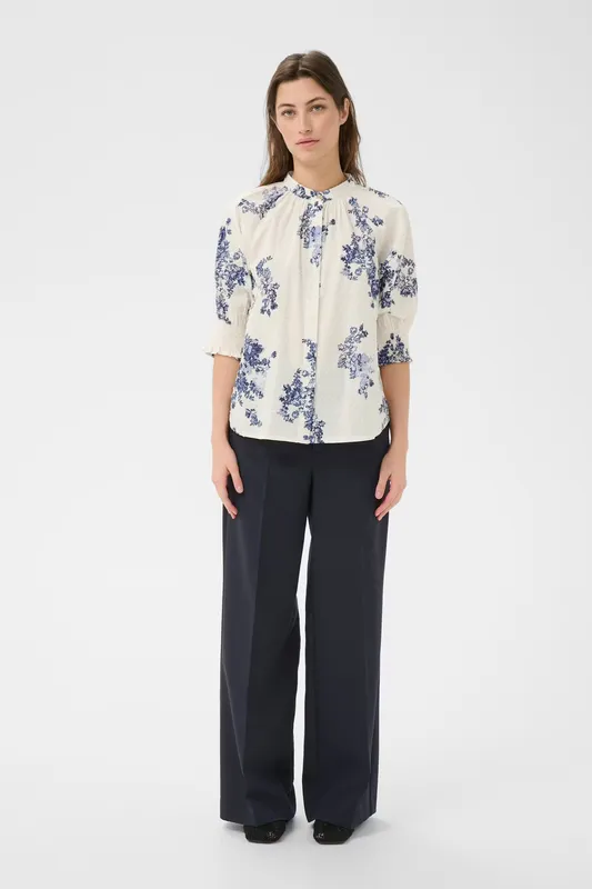 AlmerasPW Skjorta - Blue Shadow Flower Print