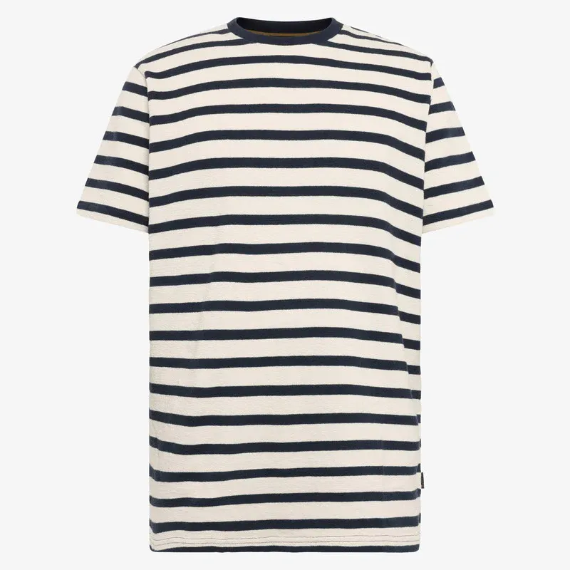 Franco Heavy Stripe Tee - Deep Marine