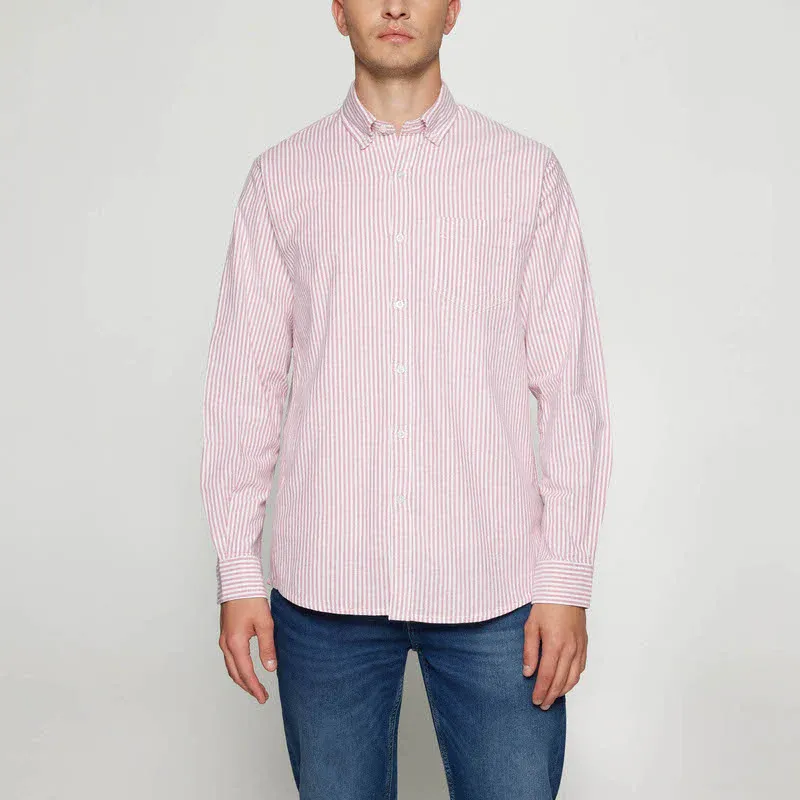 Scottis Oxford Shirt - Dusty Red