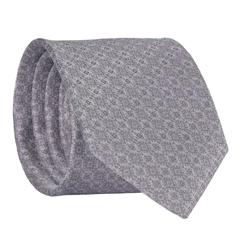 Slips Siden Mönstrad - Grey